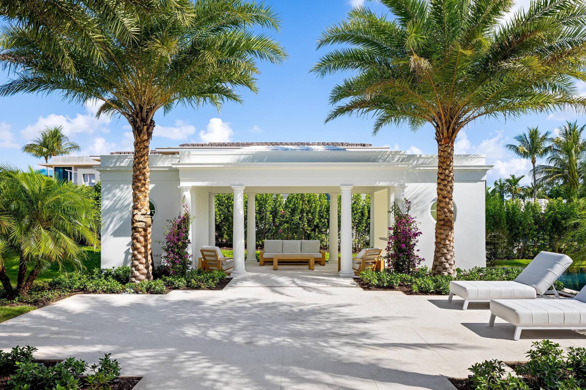 301 Plantation Road, Palm Beach, FL 33480 Patio Cabana