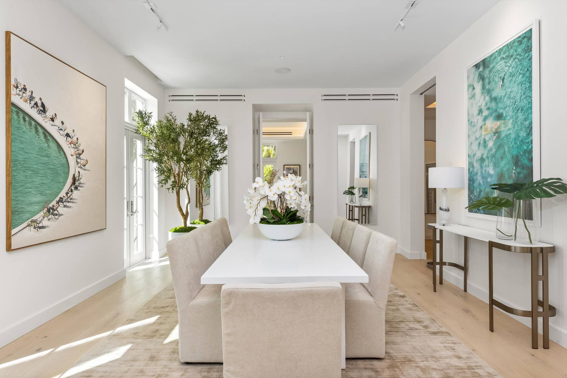 301 Plantation Road, Palm Beach, FL 33480 Dining Room