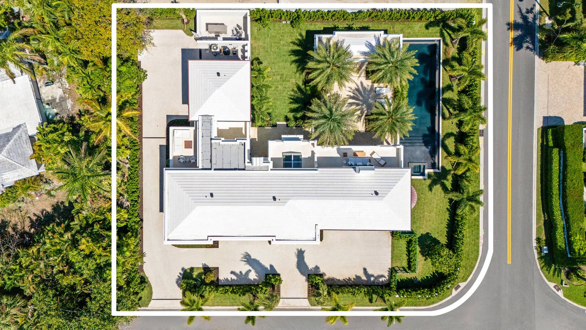 301 Plantation Road, Palm Beach, FL 33480 Overhead Aerial