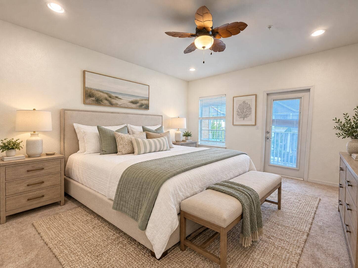 118 BLACK IRONWOOD Road, #105, Jupiter, Jupiter, FL 33458 Virtuall Staged Primary/Master Bedroom