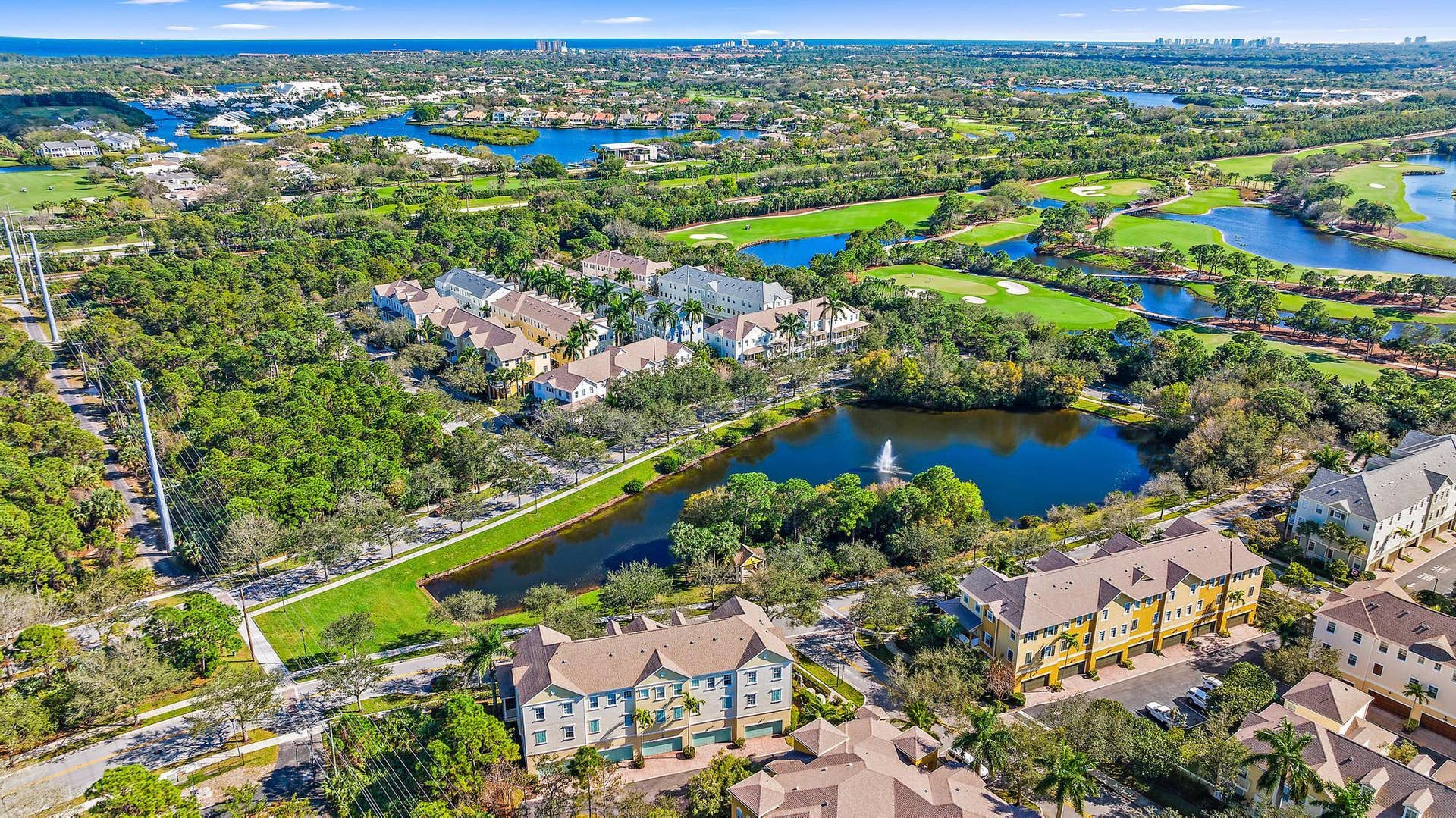 118 BLACK IRONWOOD Road, #105, Jupiter, Jupiter, FL 33458 Aerial2