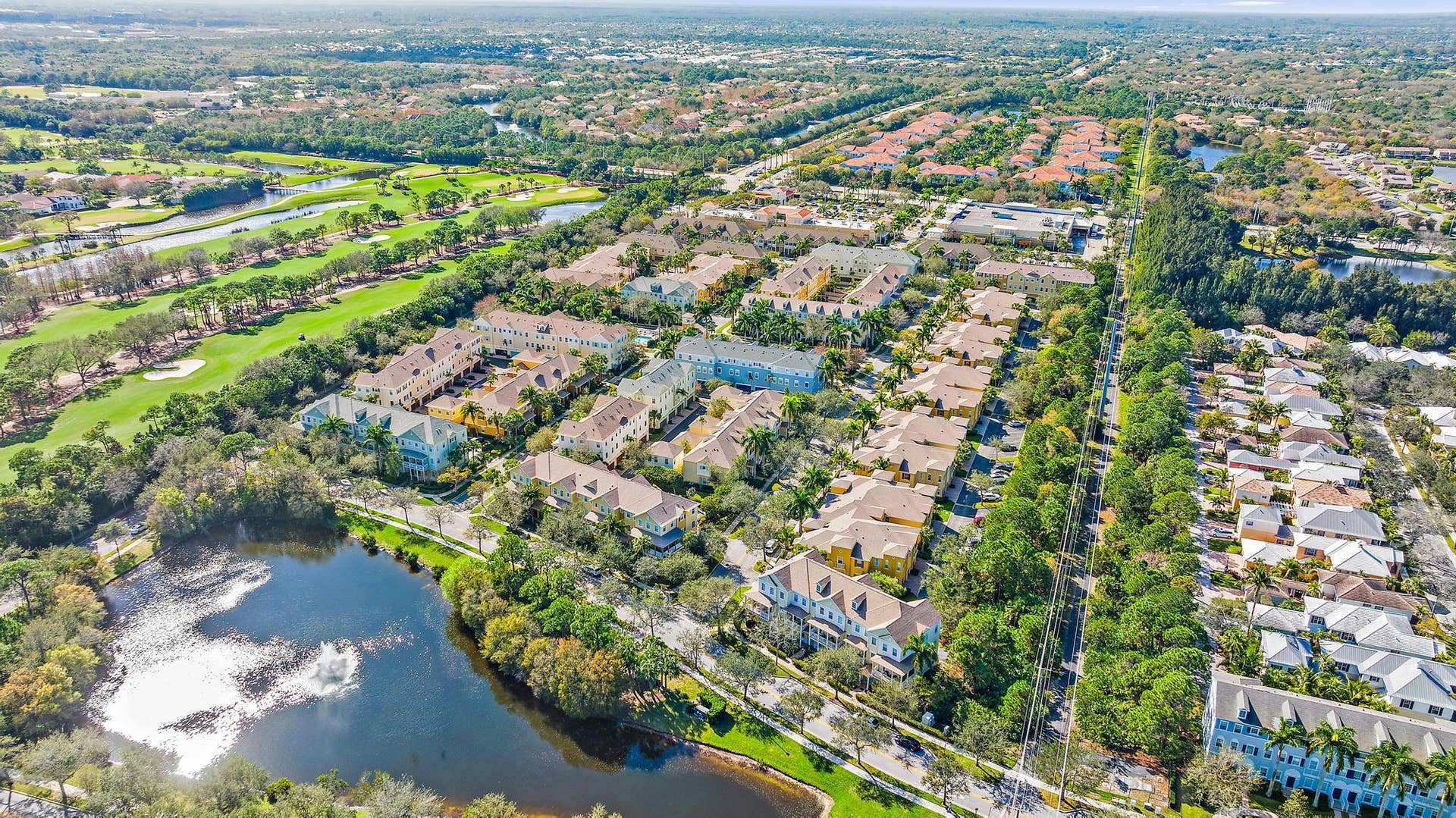 118 BLACK IRONWOOD Road, #105, Jupiter, Jupiter, FL 33458 Aerial1