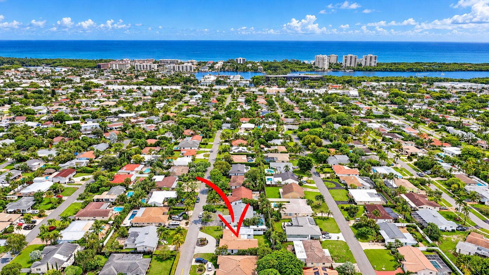 214 NE 25th Street, Boca Raton, FL 33431 Aerial
