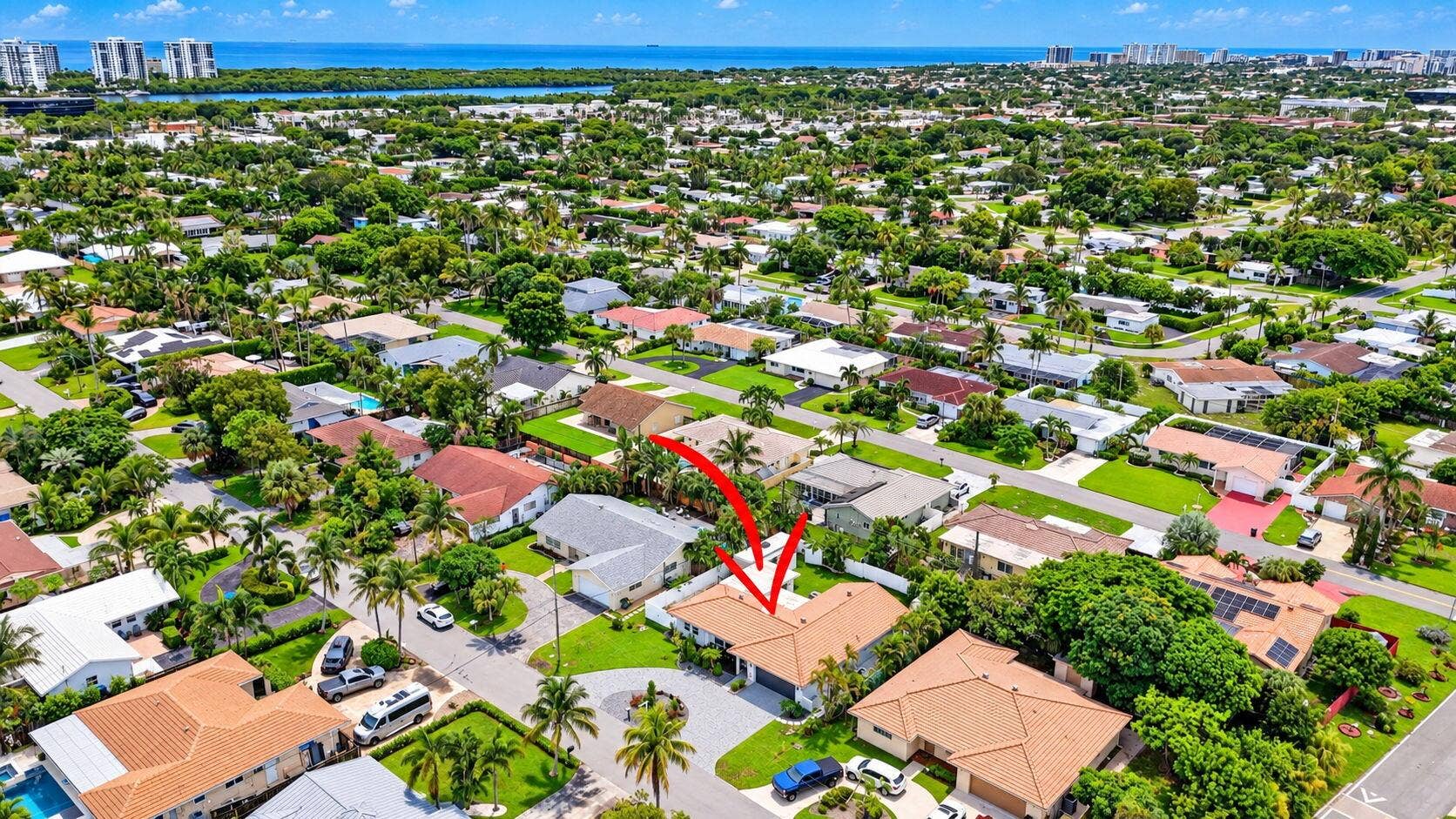 214 NE 25th Street, Boca Raton, FL 33431 Aerial