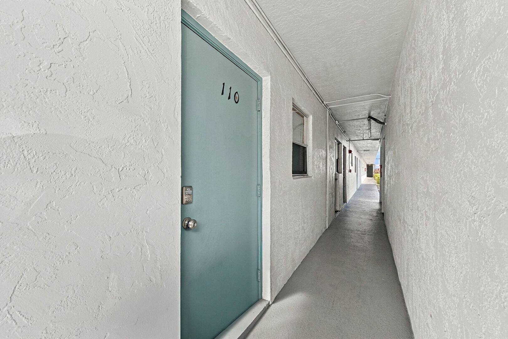 4311 CRYSTAL LAKE Drive, #110, Deerfield Beach, FL 33064 Exterior Entry