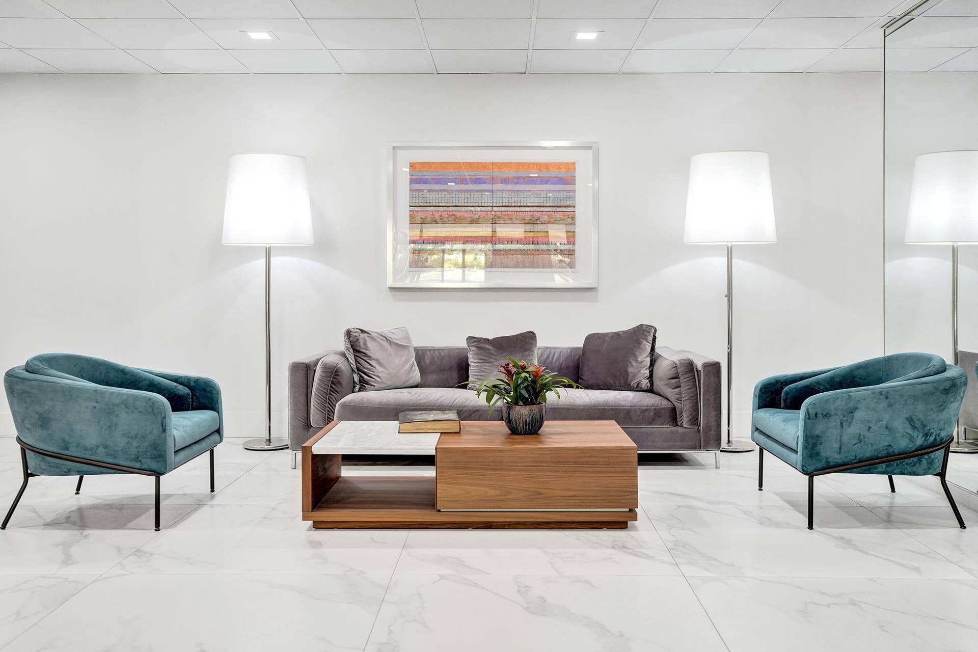 Comfortable community lounge