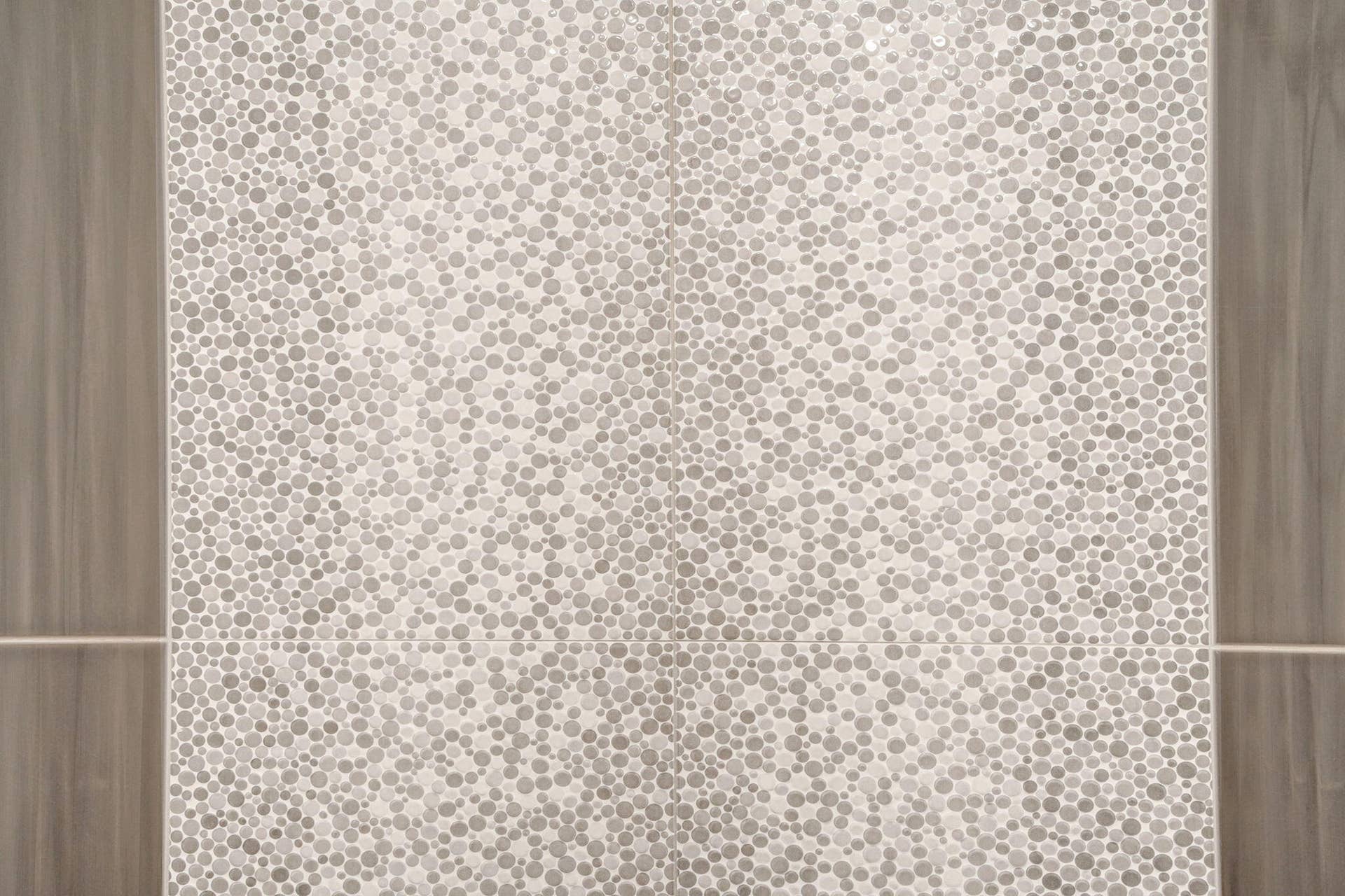 Decorative shower-tile detail