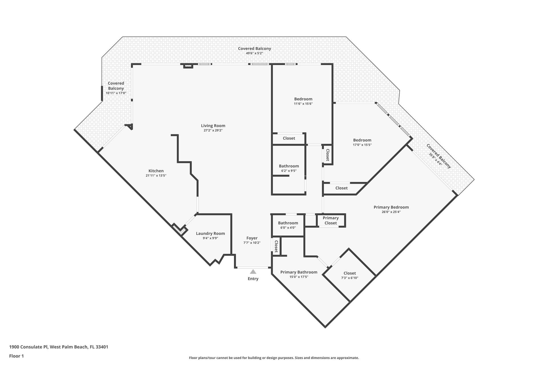 Floor plan for Residence 604