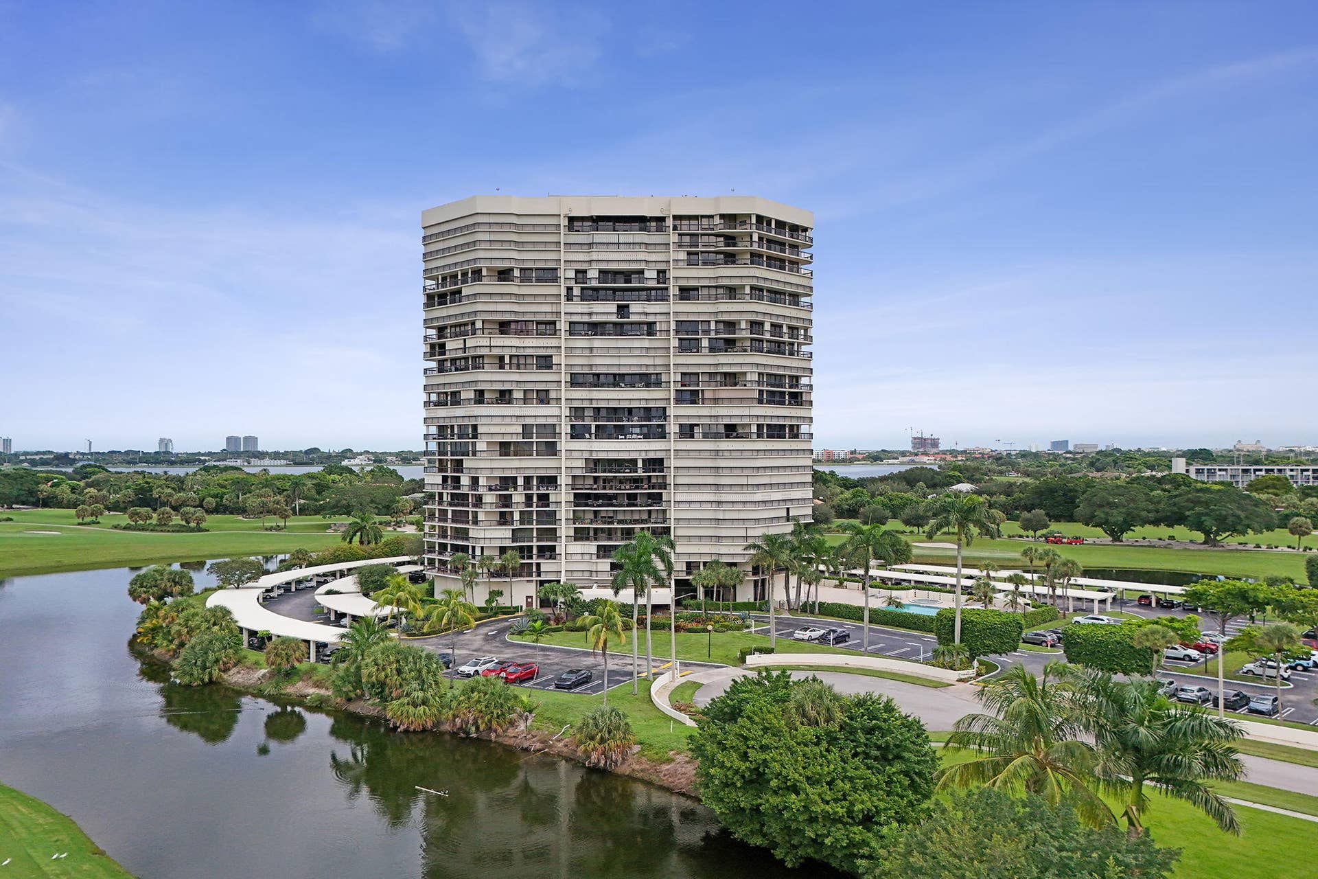 The Consulate exterior and waterfront setting