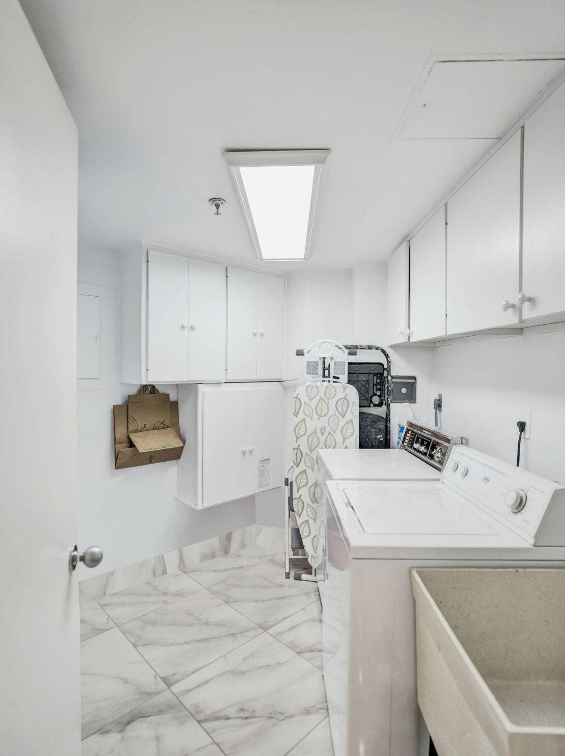 In-unit laundry room