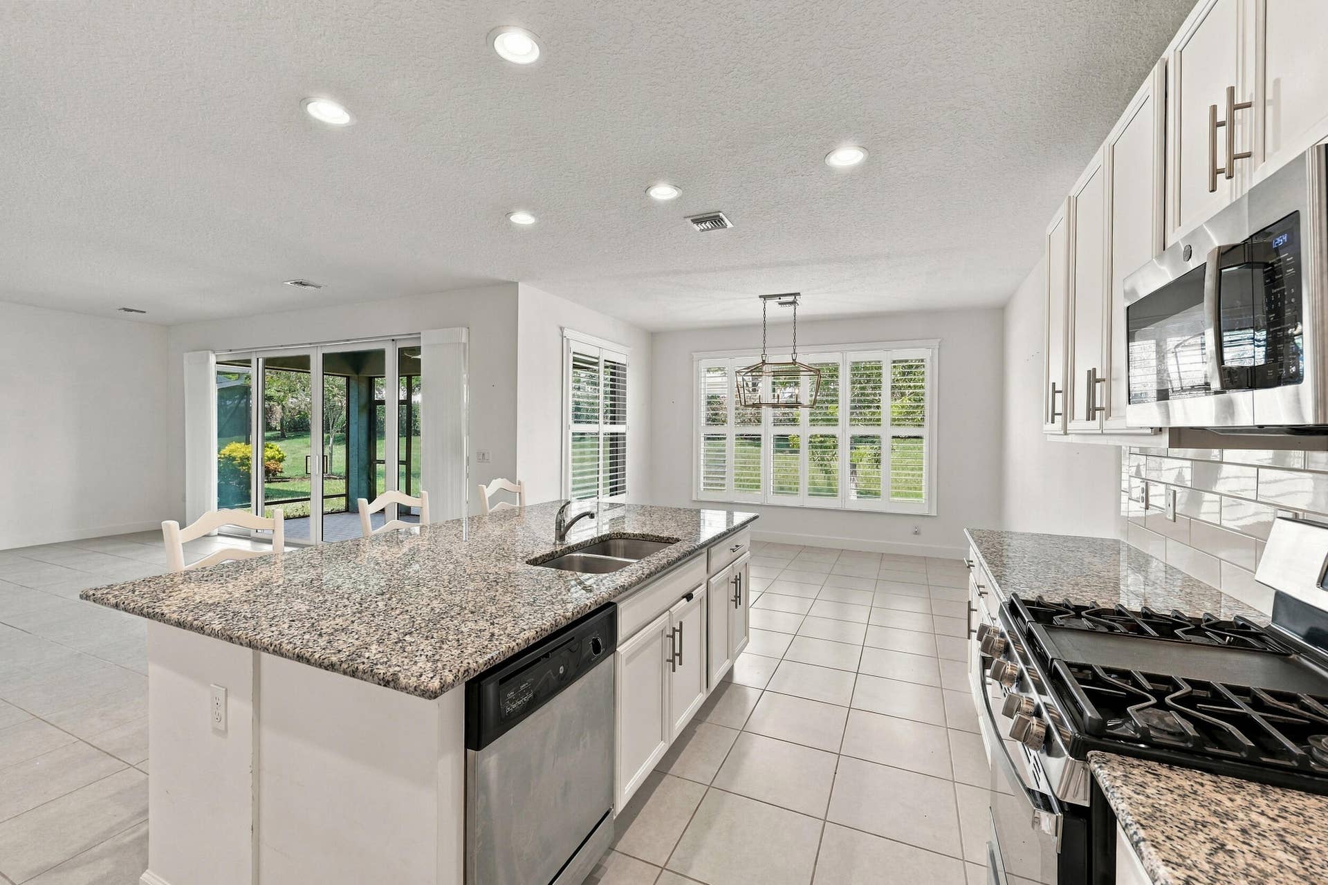 kitchen and dining
