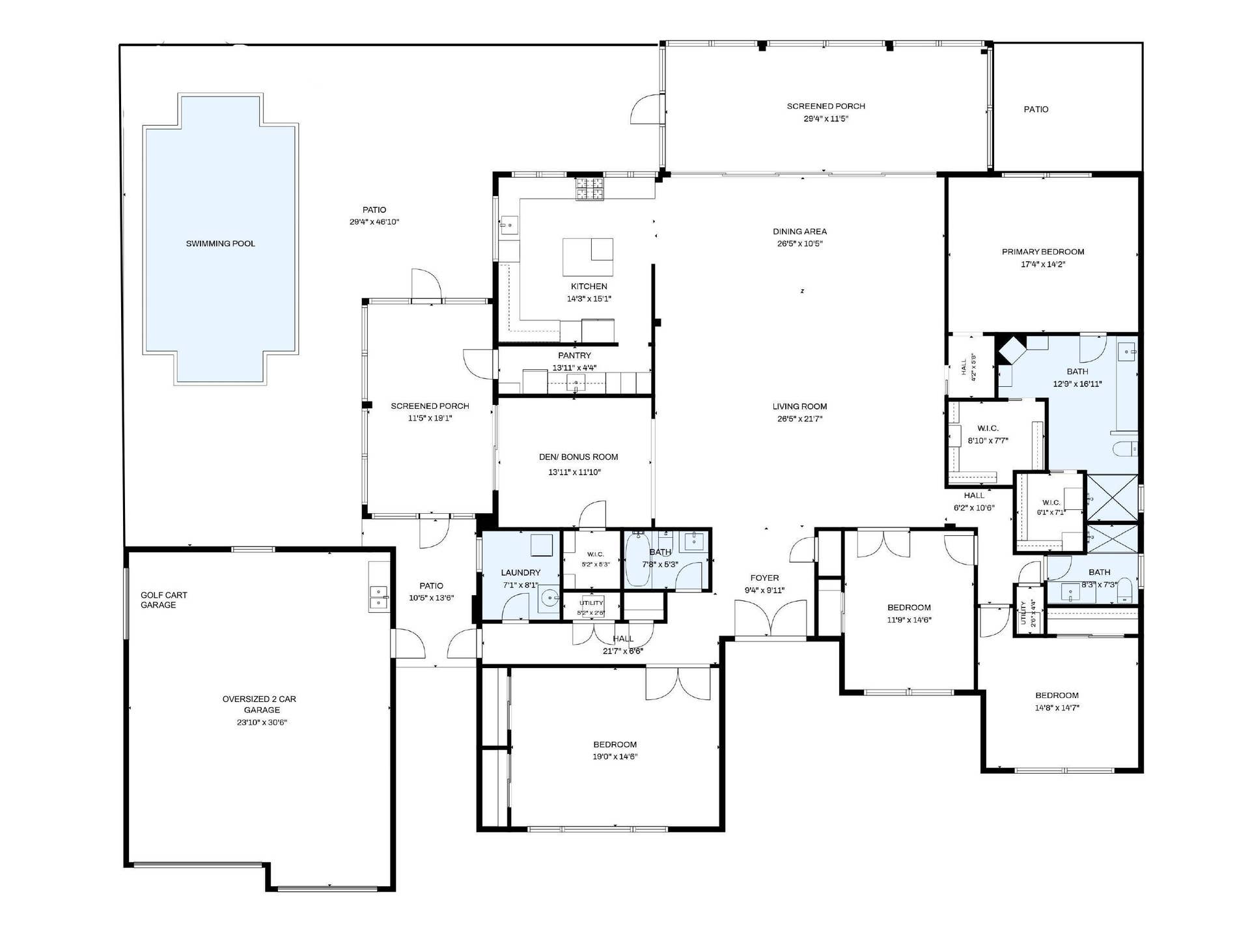 4535 Oak Tree Court, Delray Beach, FL 33445 FLOORPLAN