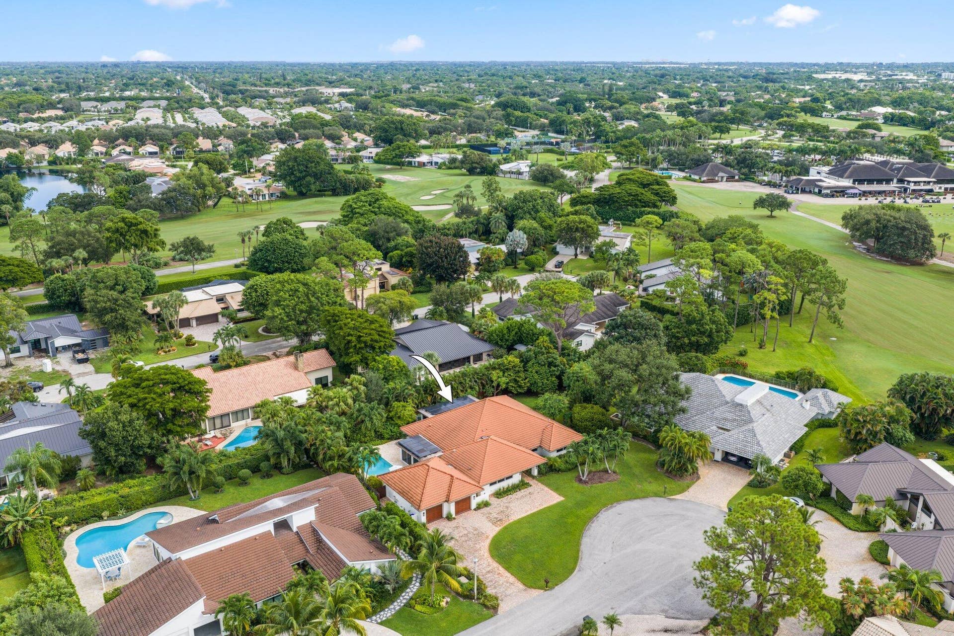 4535 Oak Tree Court, Delray Beach, FL 33445 Aerial View