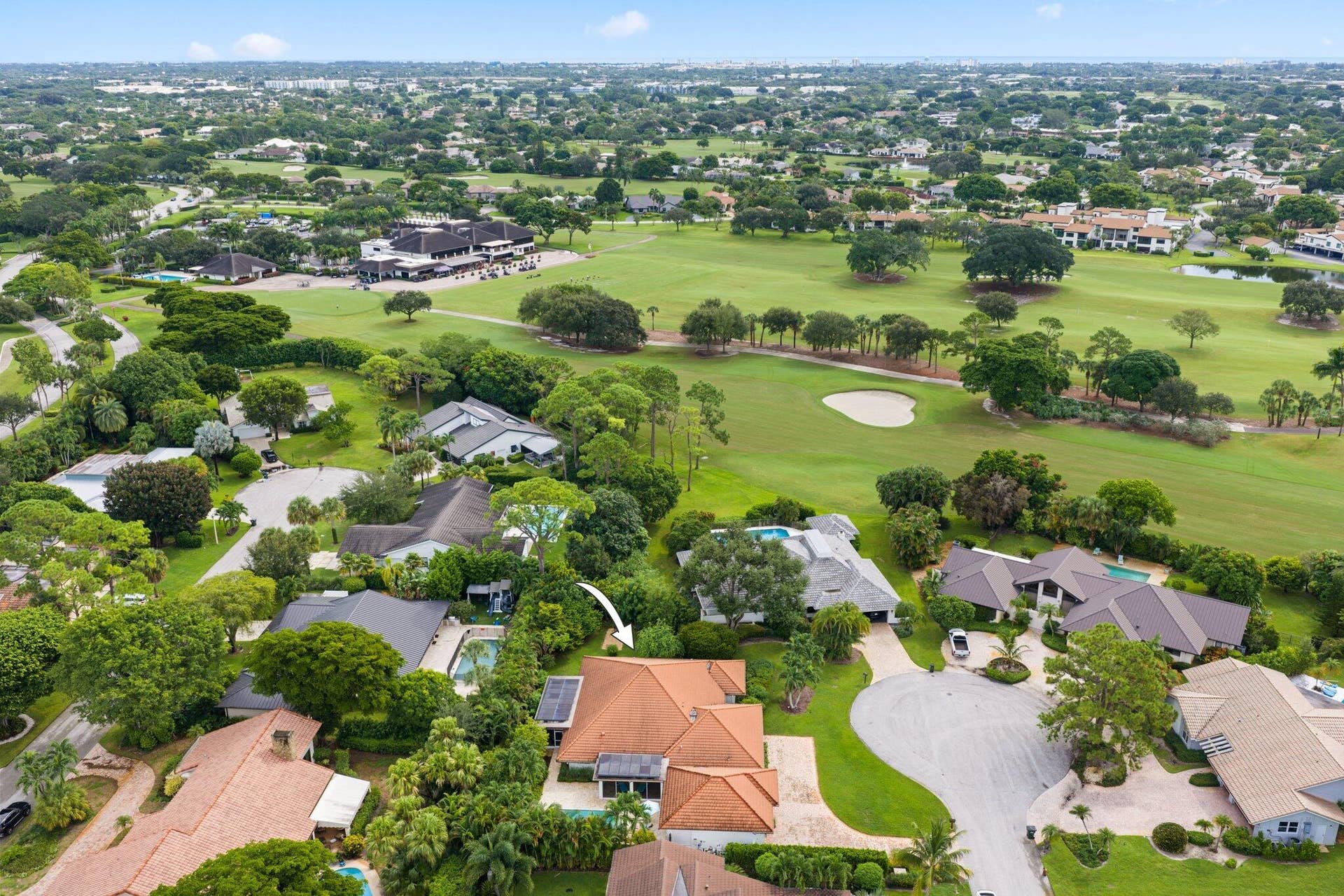 4535 Oak Tree Court, Delray Beach, FL 33445 Aerial View