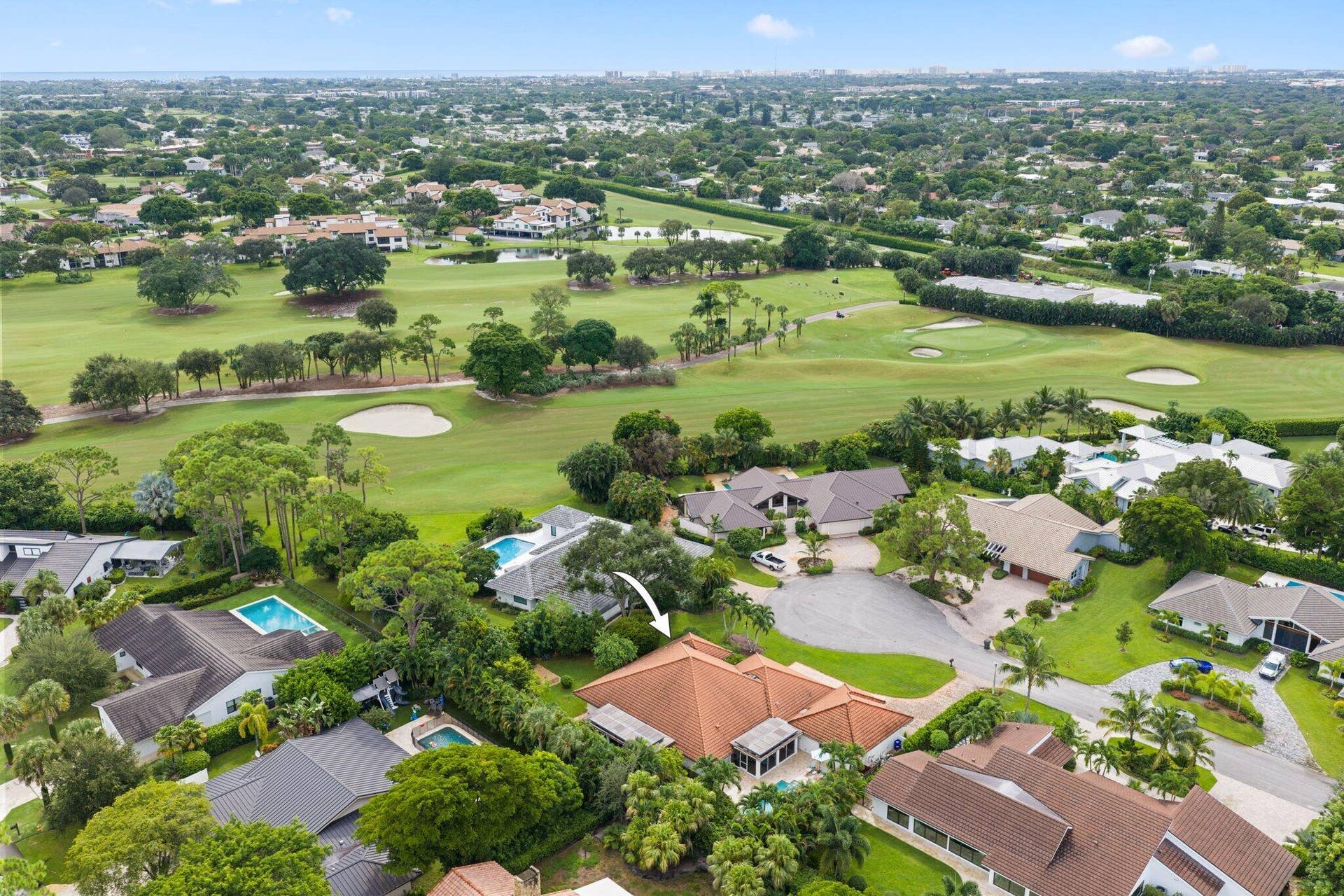 4535 Oak Tree Court, Delray Beach, FL 33445 Aerial View