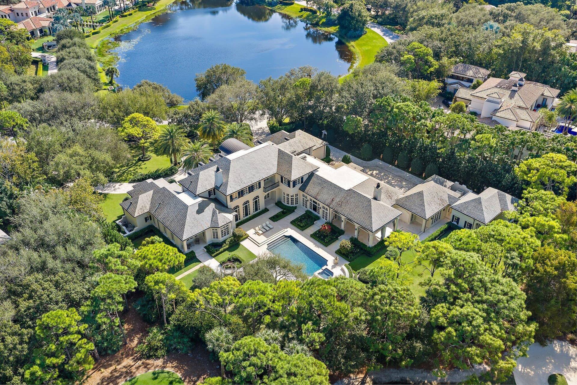 146 Bears Club Drive, Jupiter, FL 33477 Aerial Facing East