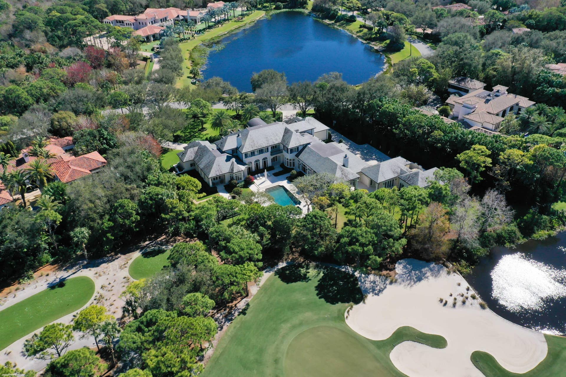146 Bears Club Drive, Jupiter, FL 33477 Aerial