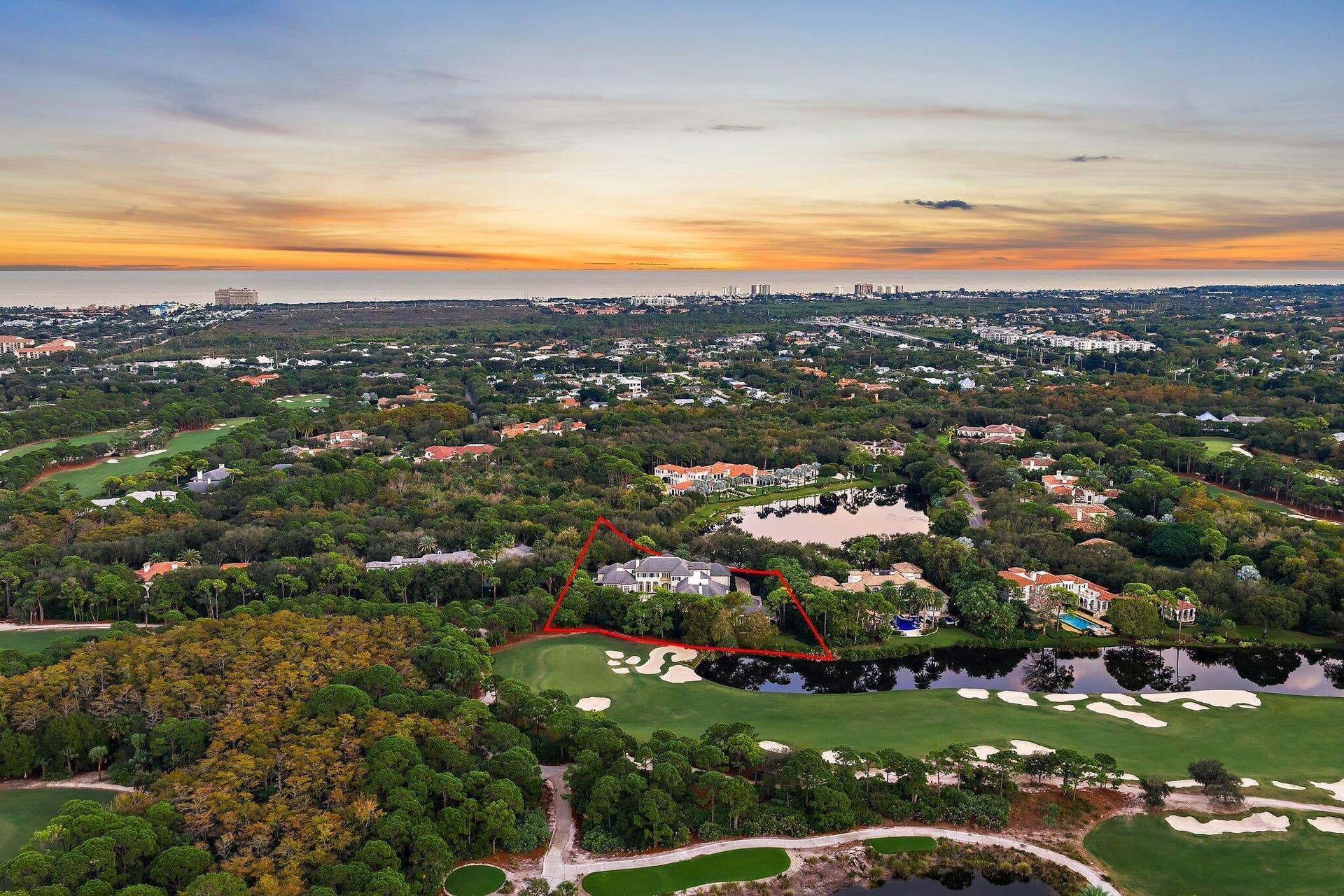 146 Bears Club Drive, Jupiter, FL 33477 Aerial