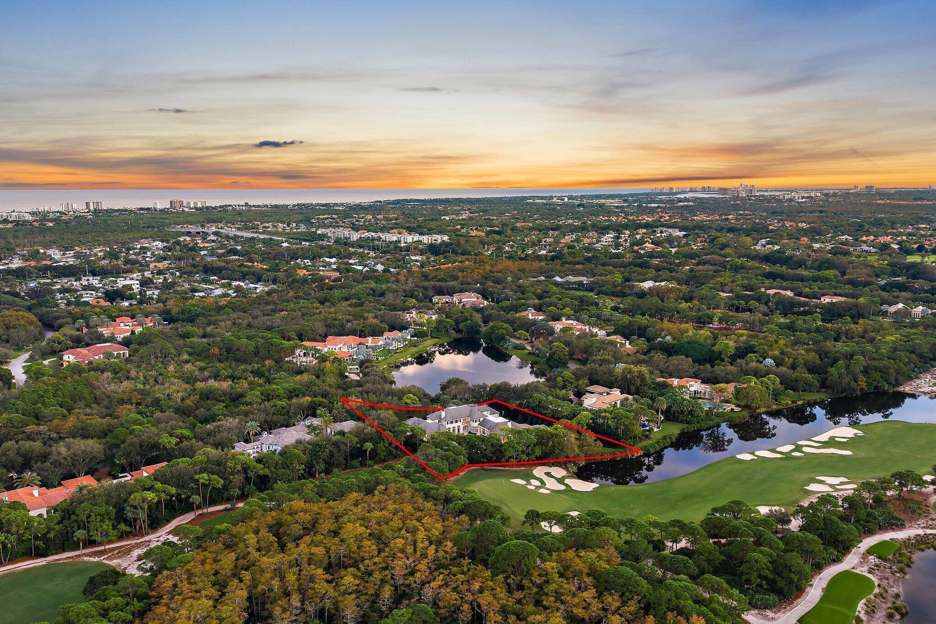 146 Bears Club Drive, Jupiter, FL 33477 Aerial
