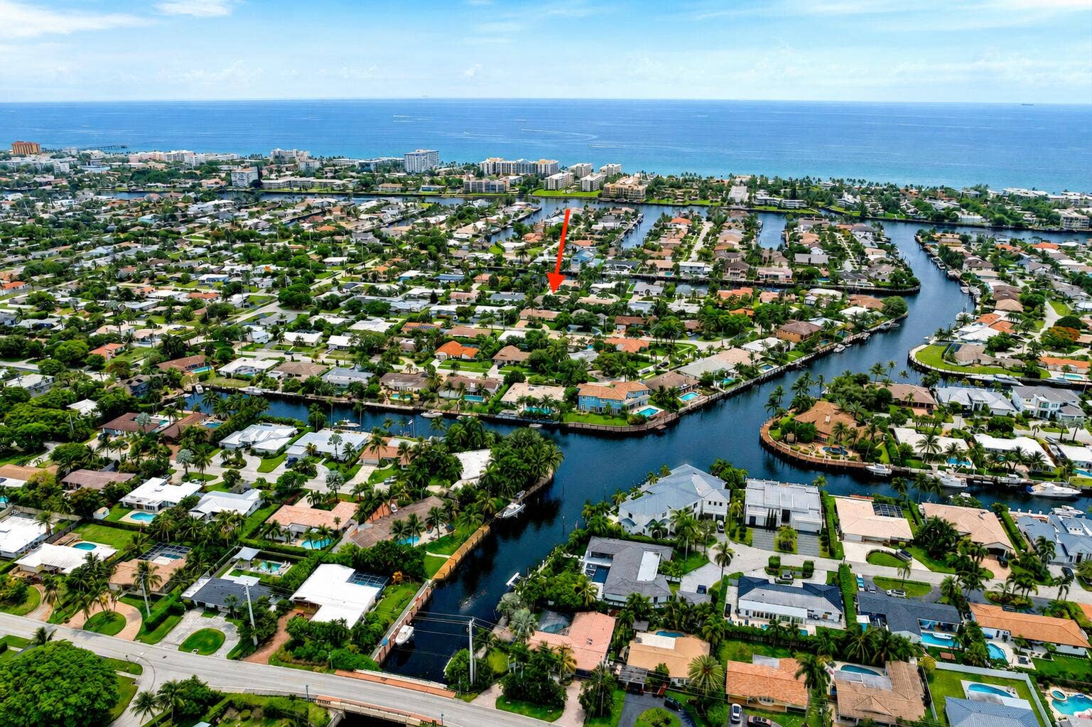 1107 SE 14TH Terrace, Deerfield Beach, FL 33441 Aerial Image