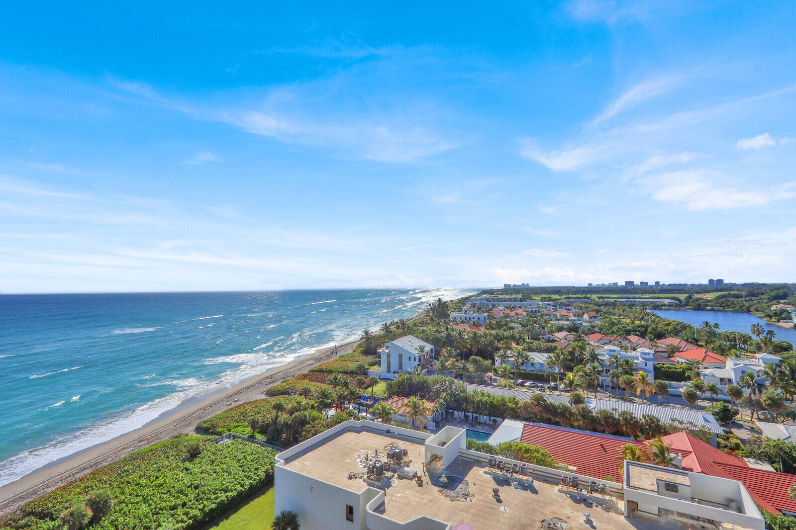 450 OCEAN Drive, #PH3, Juno Beach, FL 33408 SE View from Living Room
