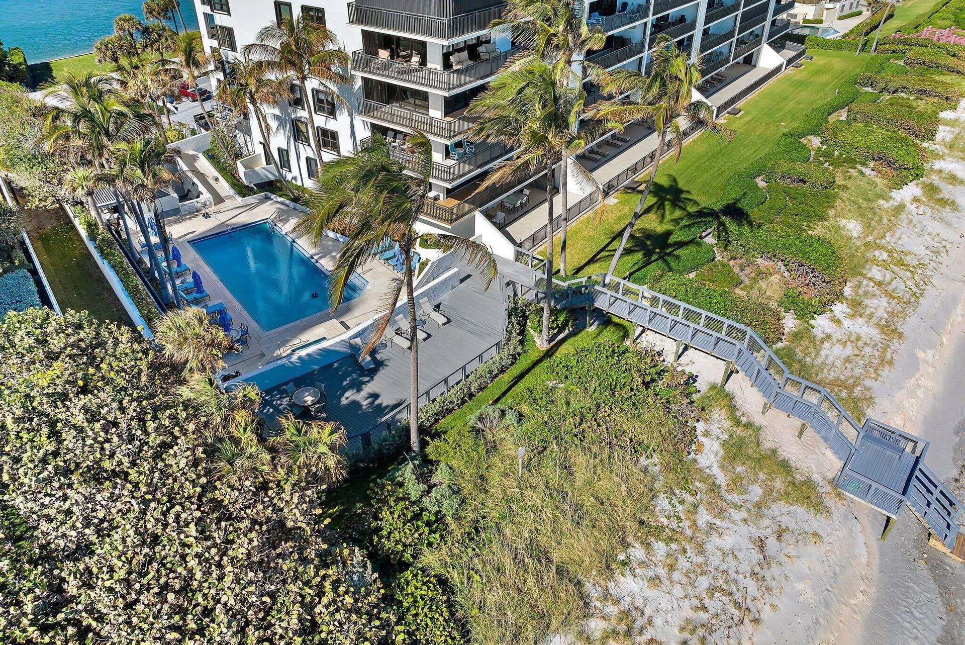 19750 S BEACH Road, #7050, Tequesta, FL 33469 Condo pool and private beach access