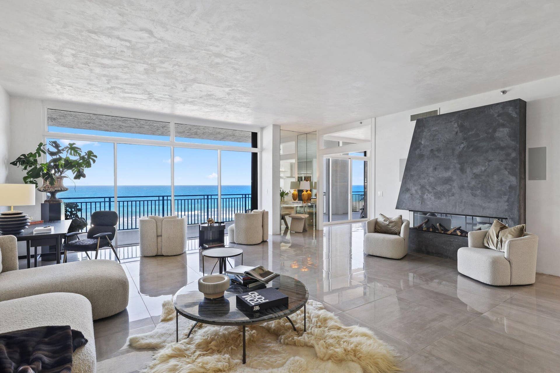 19750 S BEACH Road, #7050, Tequesta, FL 33469 Fireplace Seating, Room with a View