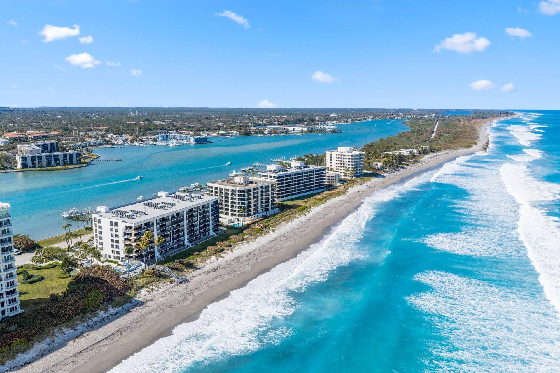 19750 S BEACH Road, #7050, Tequesta, FL 33469 This Photo of the Ocean and Intracoastal needs no headline!!