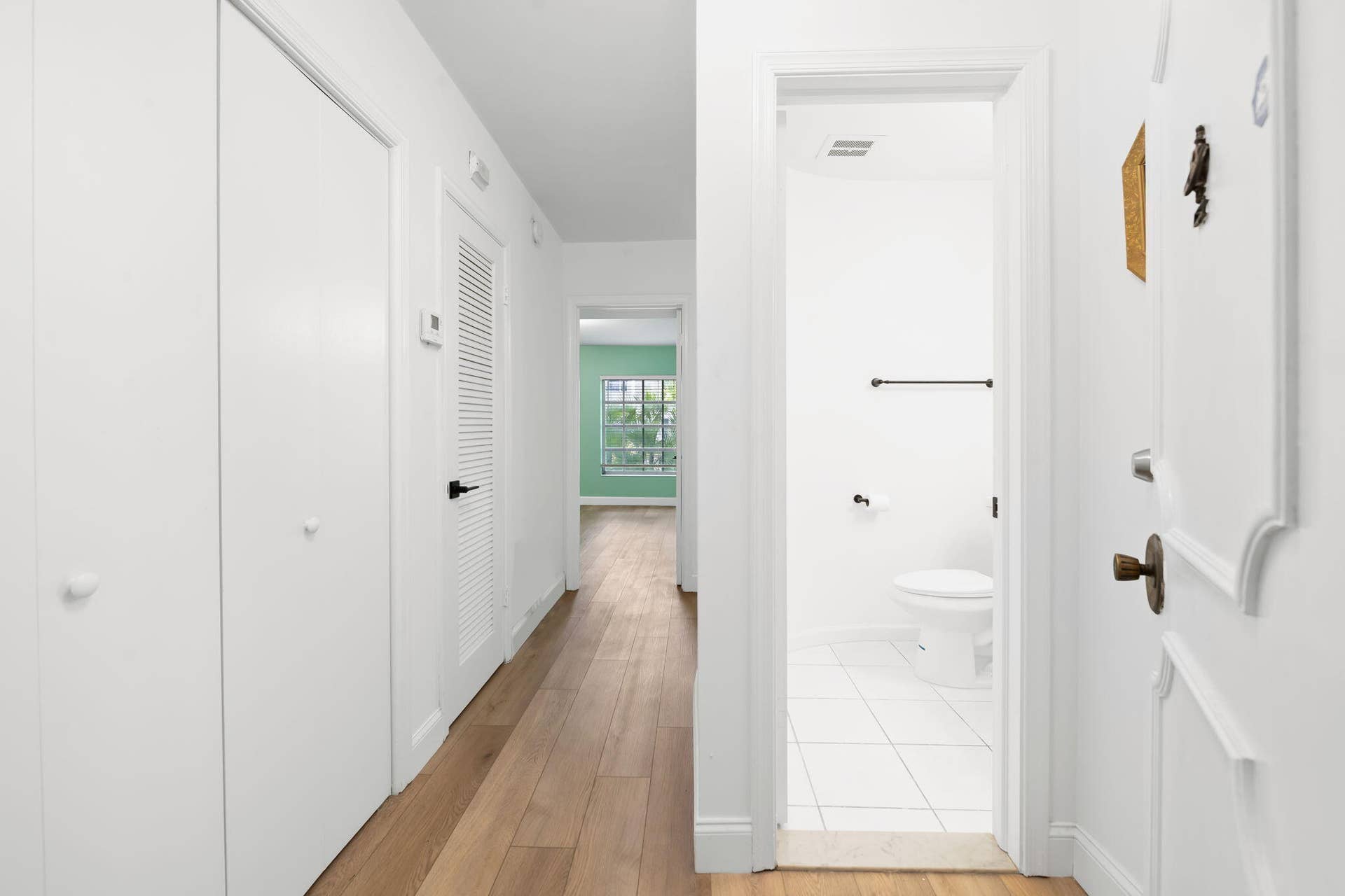 entrance to unit