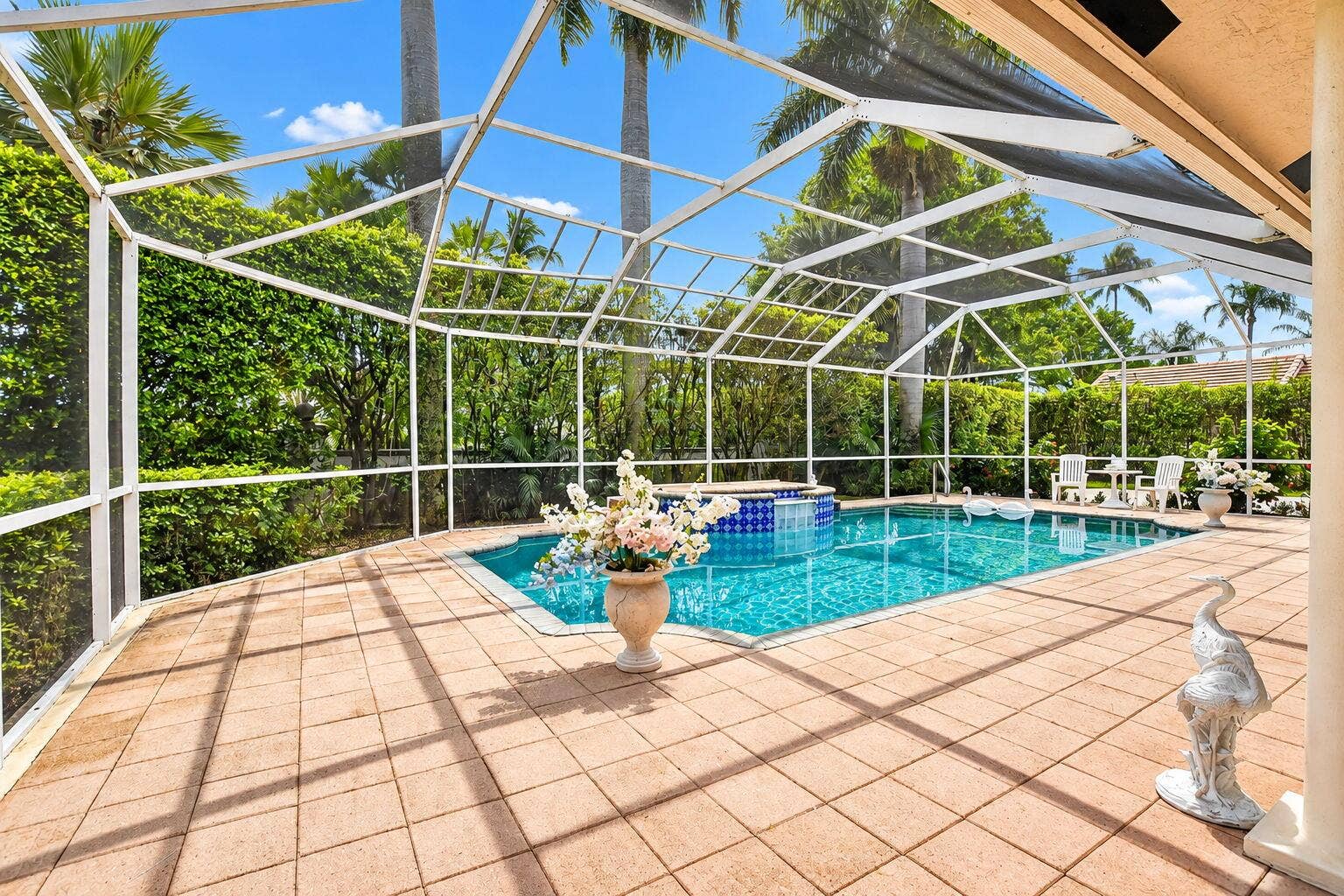 6243 NW 23rd Way, Boca Raton, FL 33496 Outdoor Lanai & Pool