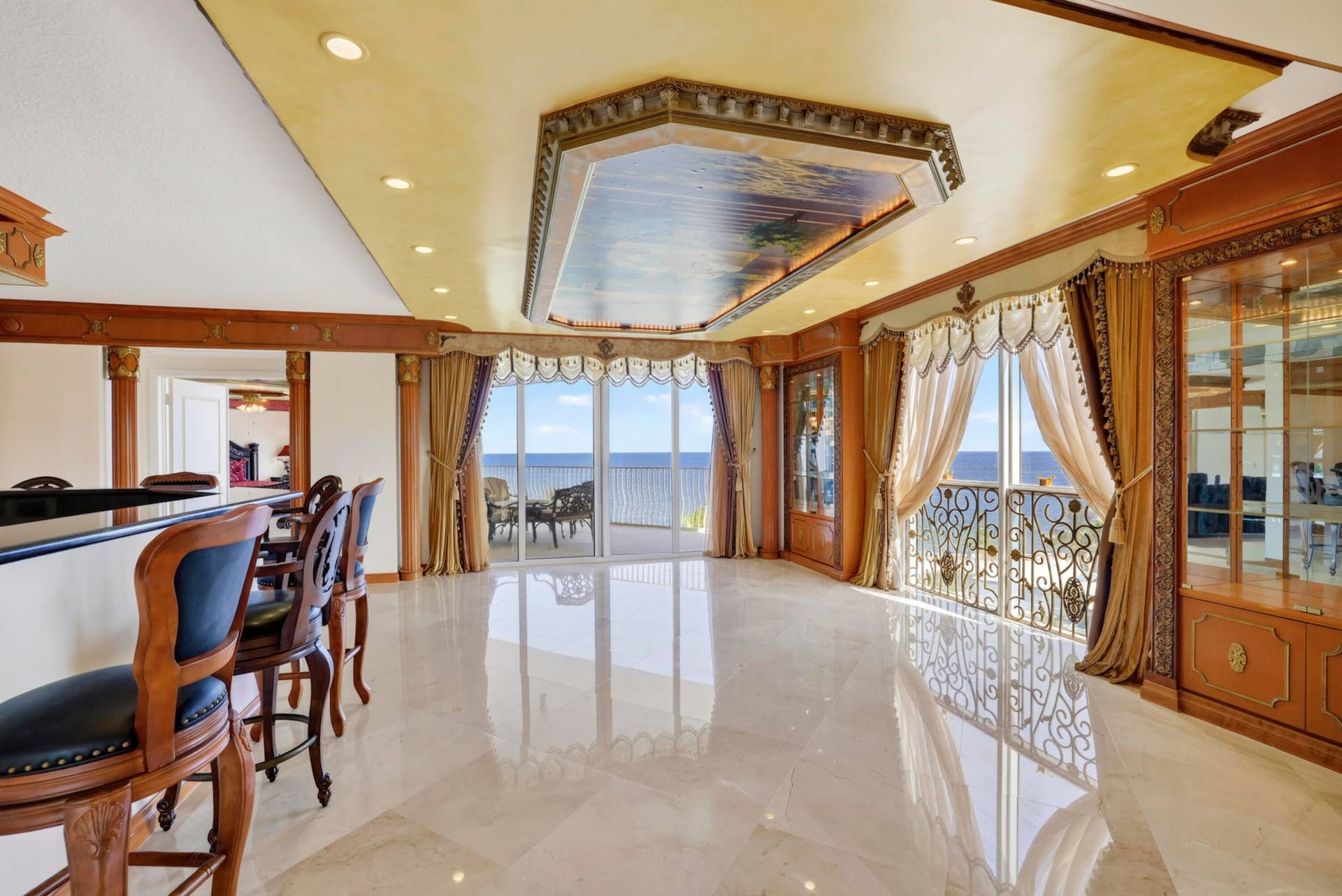 Bar and formal living room