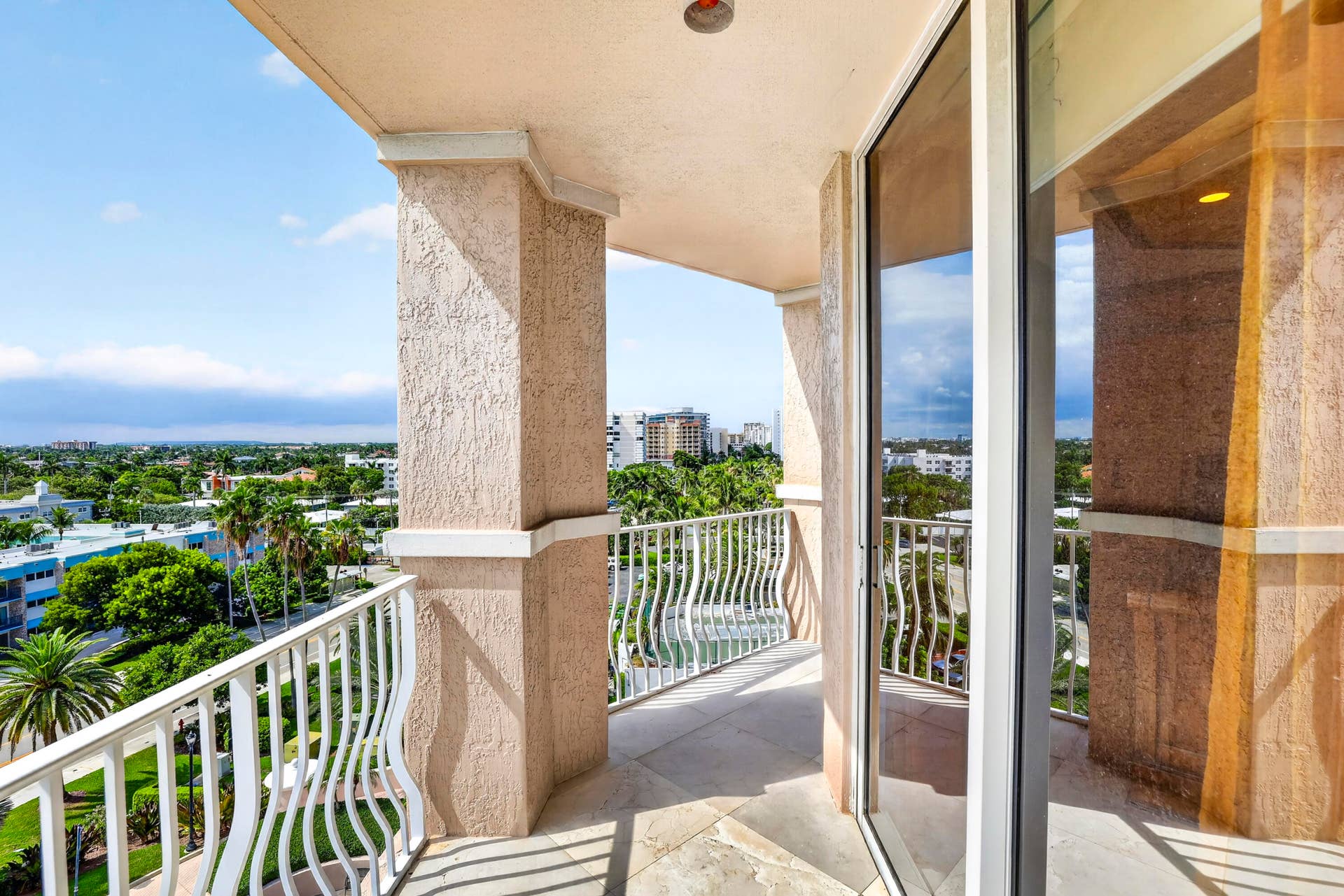 View from guest balcony