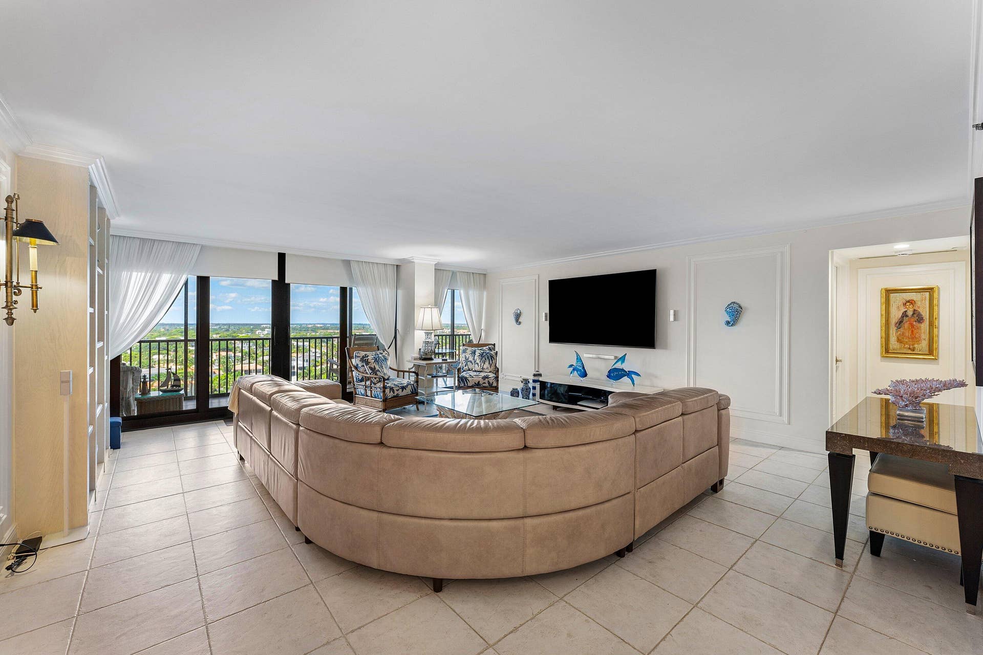 3420 S Ocean Boulevard, #PH-W, Highland Beach, FL 33487 Living Room