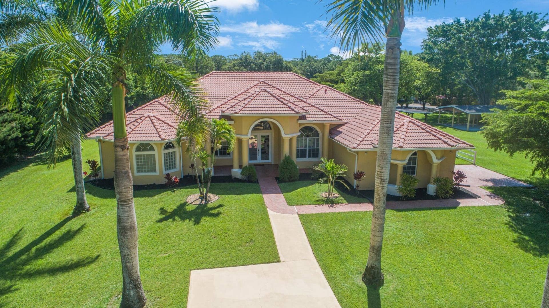 2880 B Road, Loxahatchee Groves, Loxahatchee, FL 33470 Front closeup Aerial View(1)