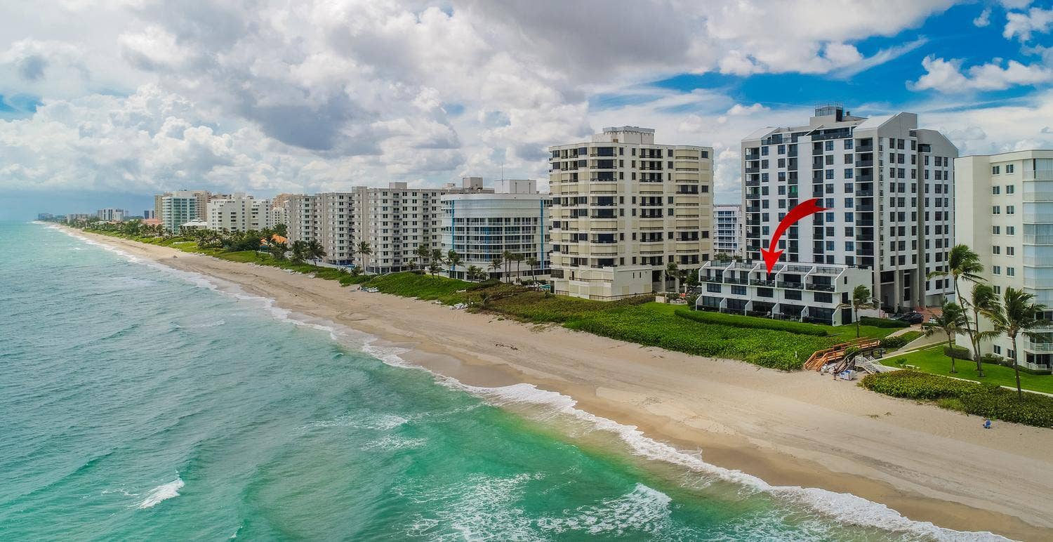 3115 S OCEAN Boulevard, #103, Highland Beach, FL 33487 oceanfront