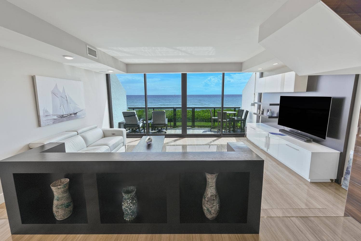 3115 S OCEAN Boulevard, #103, Highland Beach, FL 33487 to living room