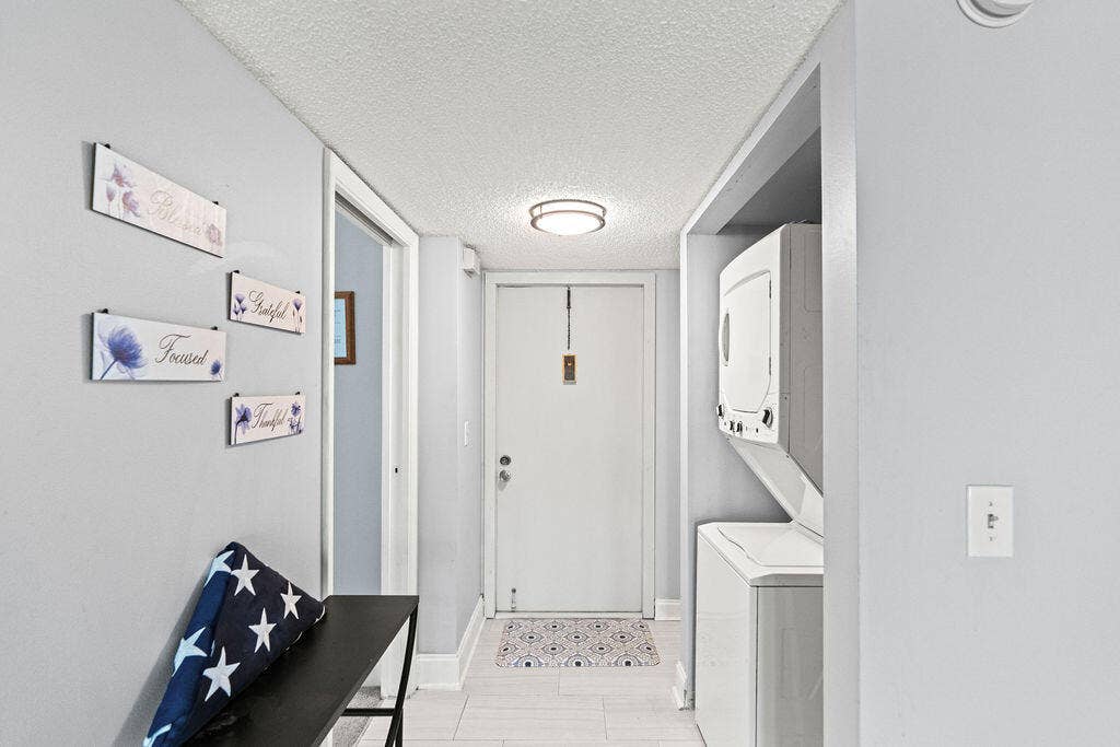 3590 Via Poinciana, #216, Lake Worth, FL 33467 Via Poinciana entrance laundry