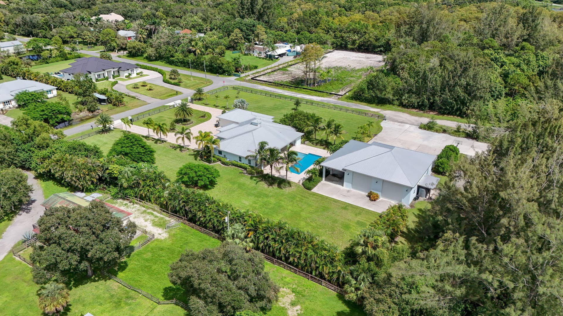 9118 Whippoorwill Trail, Jupiter, FL 33478 aerial view