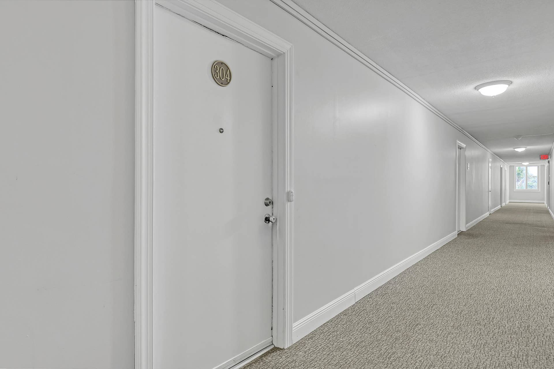 Exterior hallway