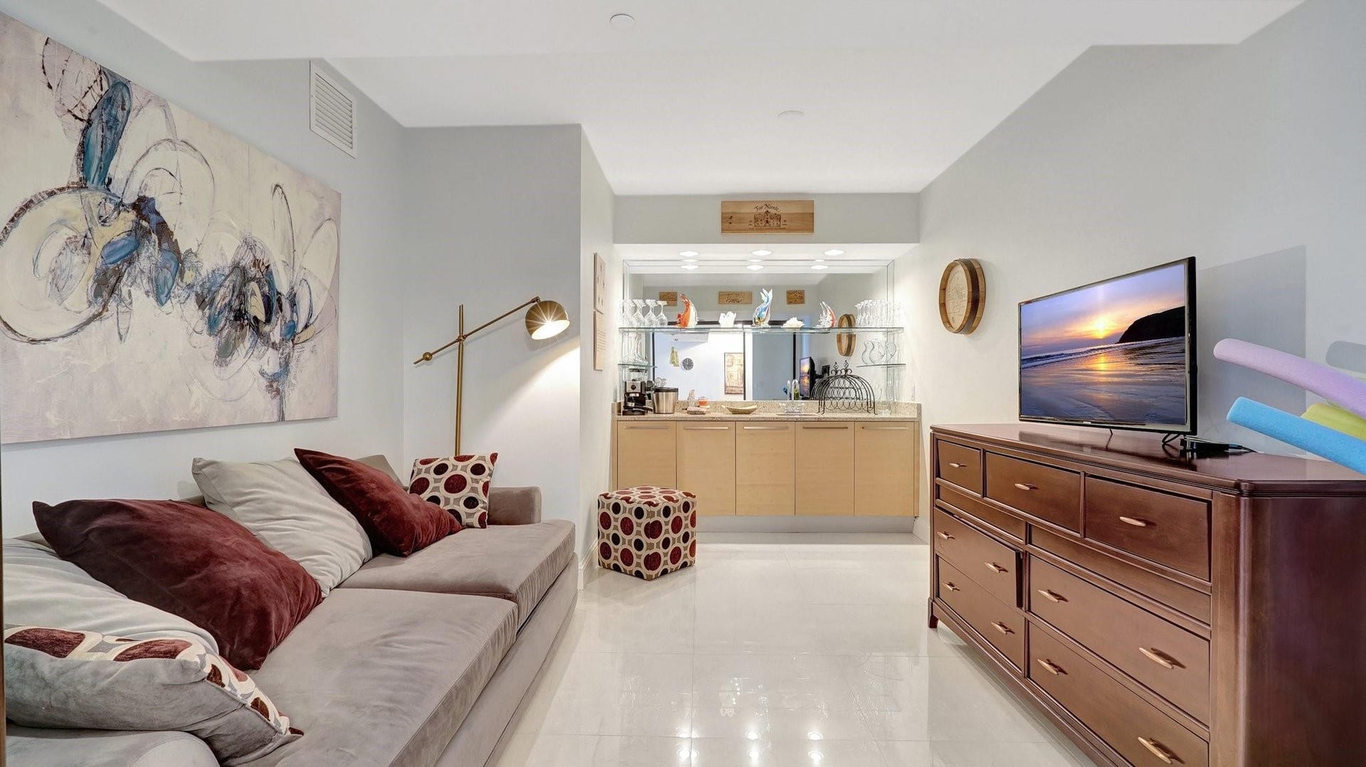 Den with Queen sofa Bed