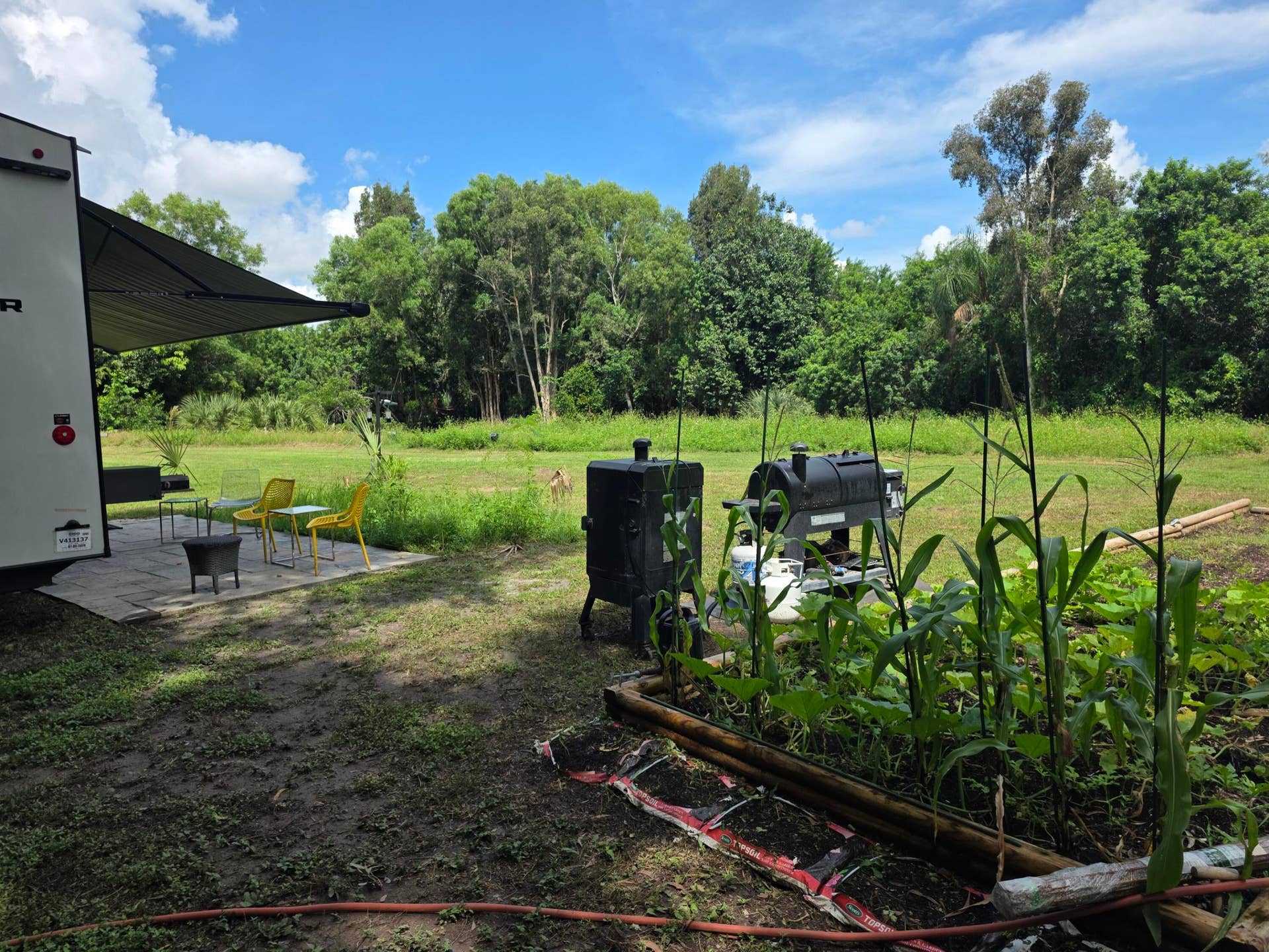 930 Rambling Drive Circle, #LITTLE RANCHES, Wellington, FL 33414 RV: Irrigated vegetable garden. BBQ and Smoker