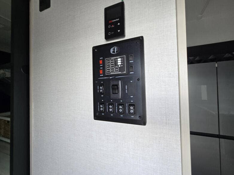 930 Rambling Drive Circle, #LITTLE RANCHES, Wellington, FL 33414 RV: Display panel inside entrance door to control lighting and water supply and water heating