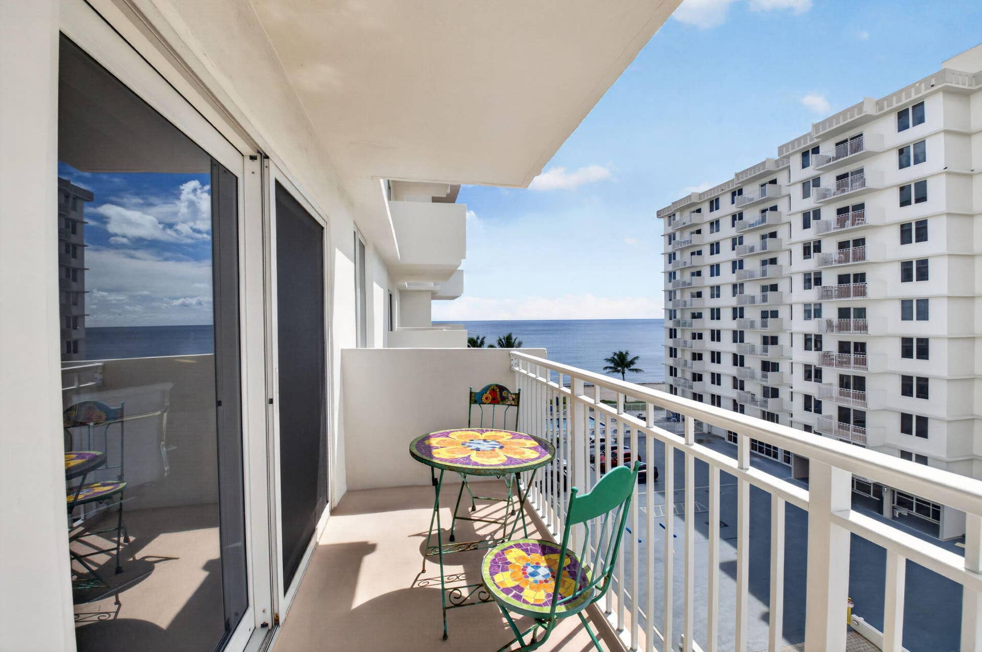There's the ocean, just an elevator ride away!