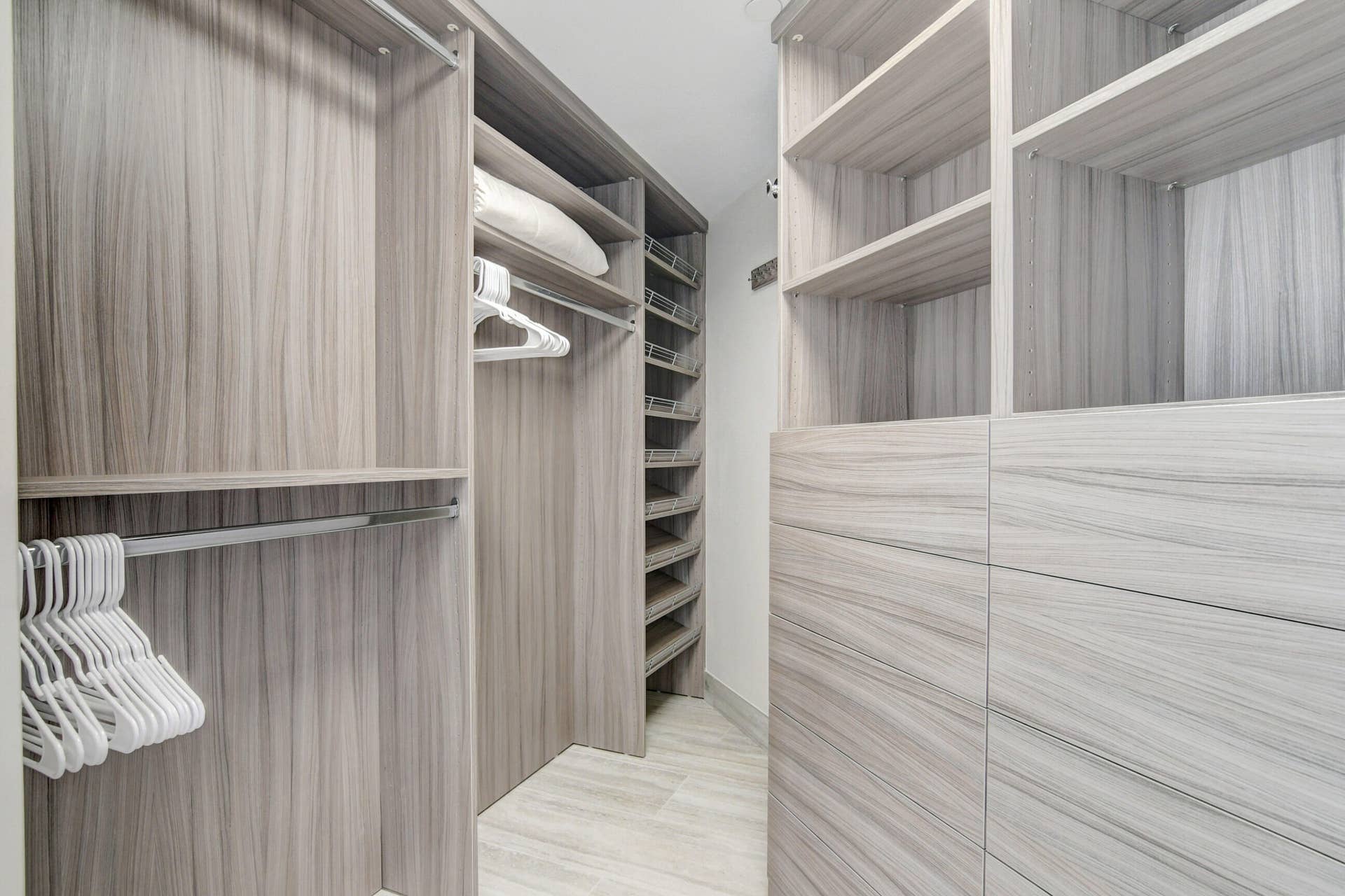 Large Master Closet Built-ins