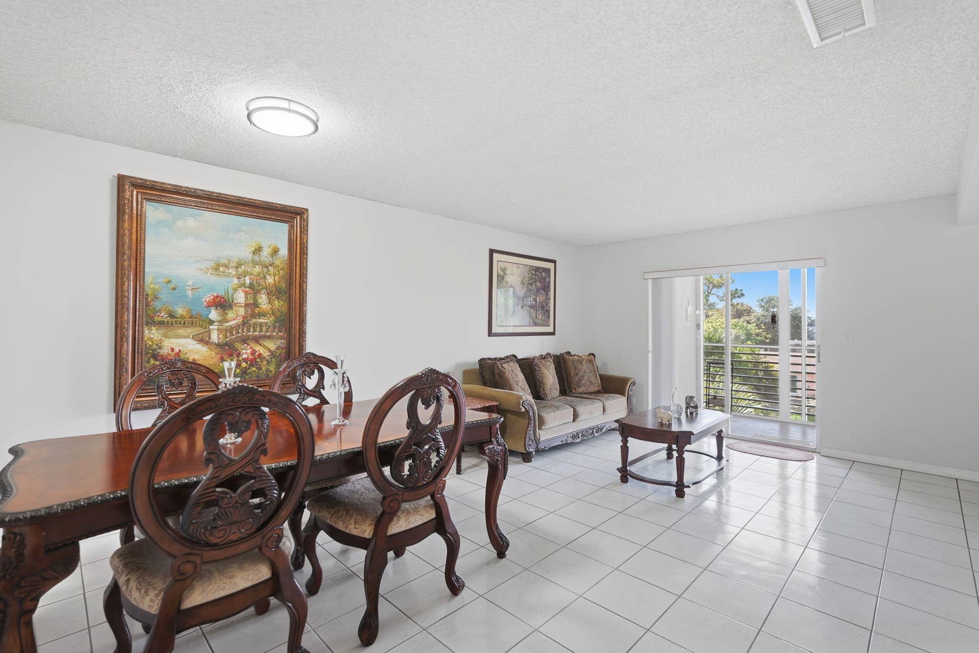 2606 Garden Drive S, #305, Lake Worth, FL 33461 Dining room and living room