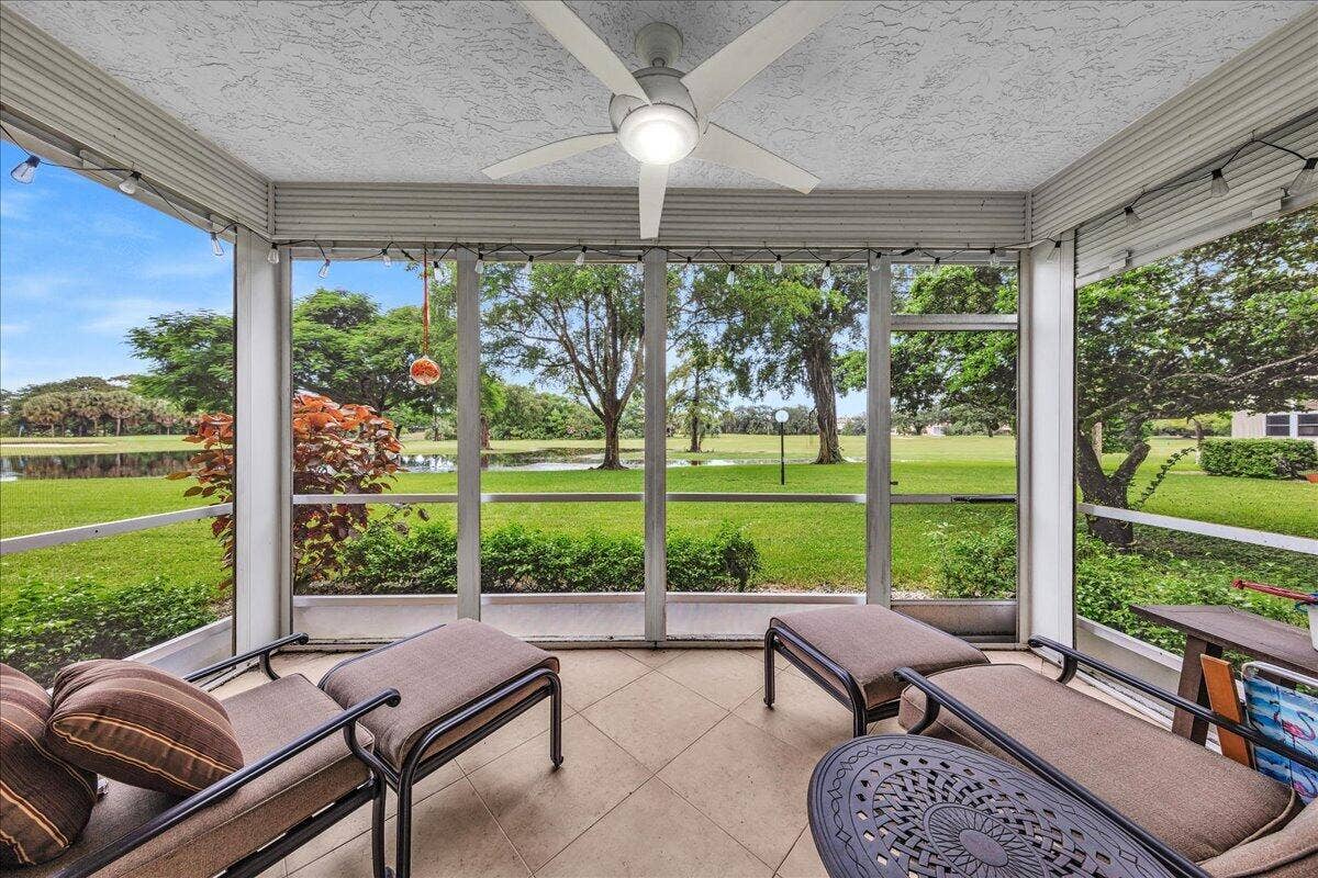3505 Oaks Way, #109, Pompano Beach, FL 33069 Easy access to the back of the building onto the 13th fairway