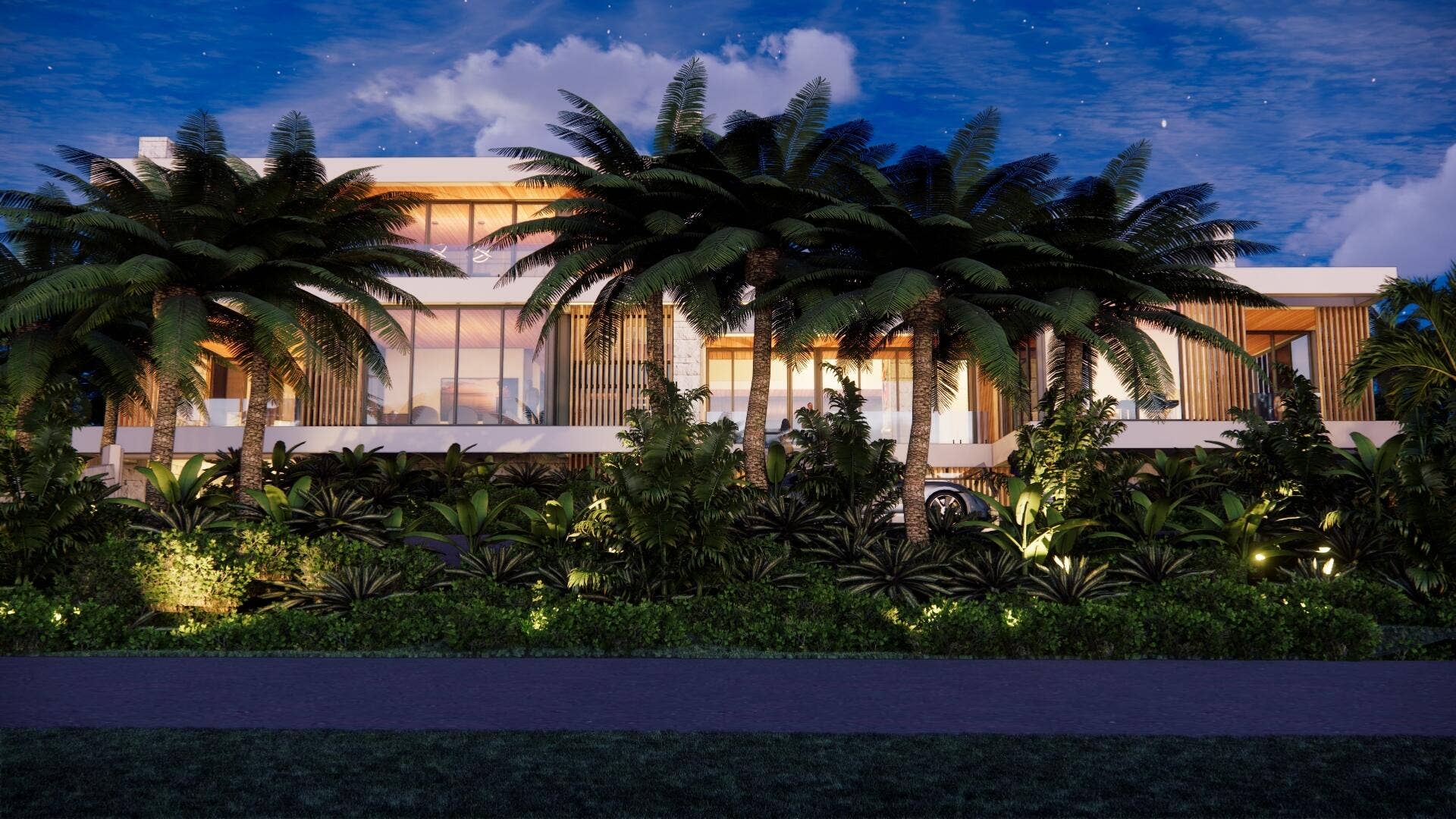 997 HILLSBORO MILE, Hillsboro Beach, FL 33062 Full Street View at Dusk