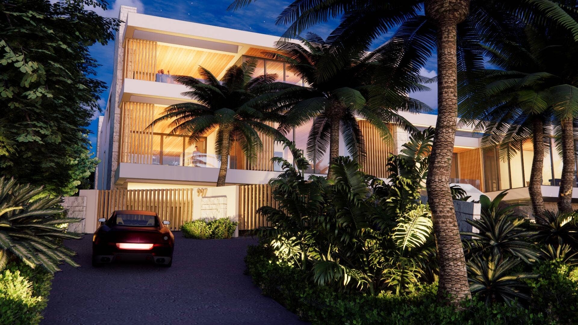 997 HILLSBORO MILE, Hillsboro Beach, FL 33062 North Front Evening