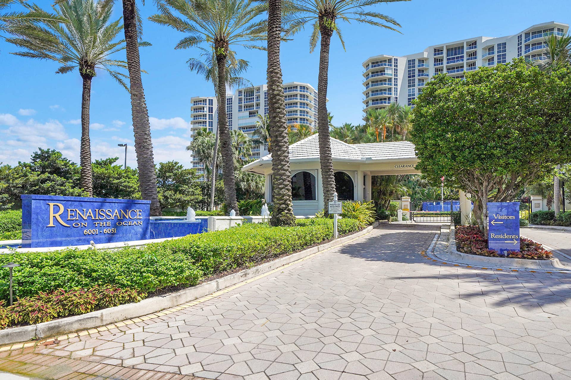 6001 N OCEAN Drive, #503, Hollywood, FL 33019 2 entrance gate