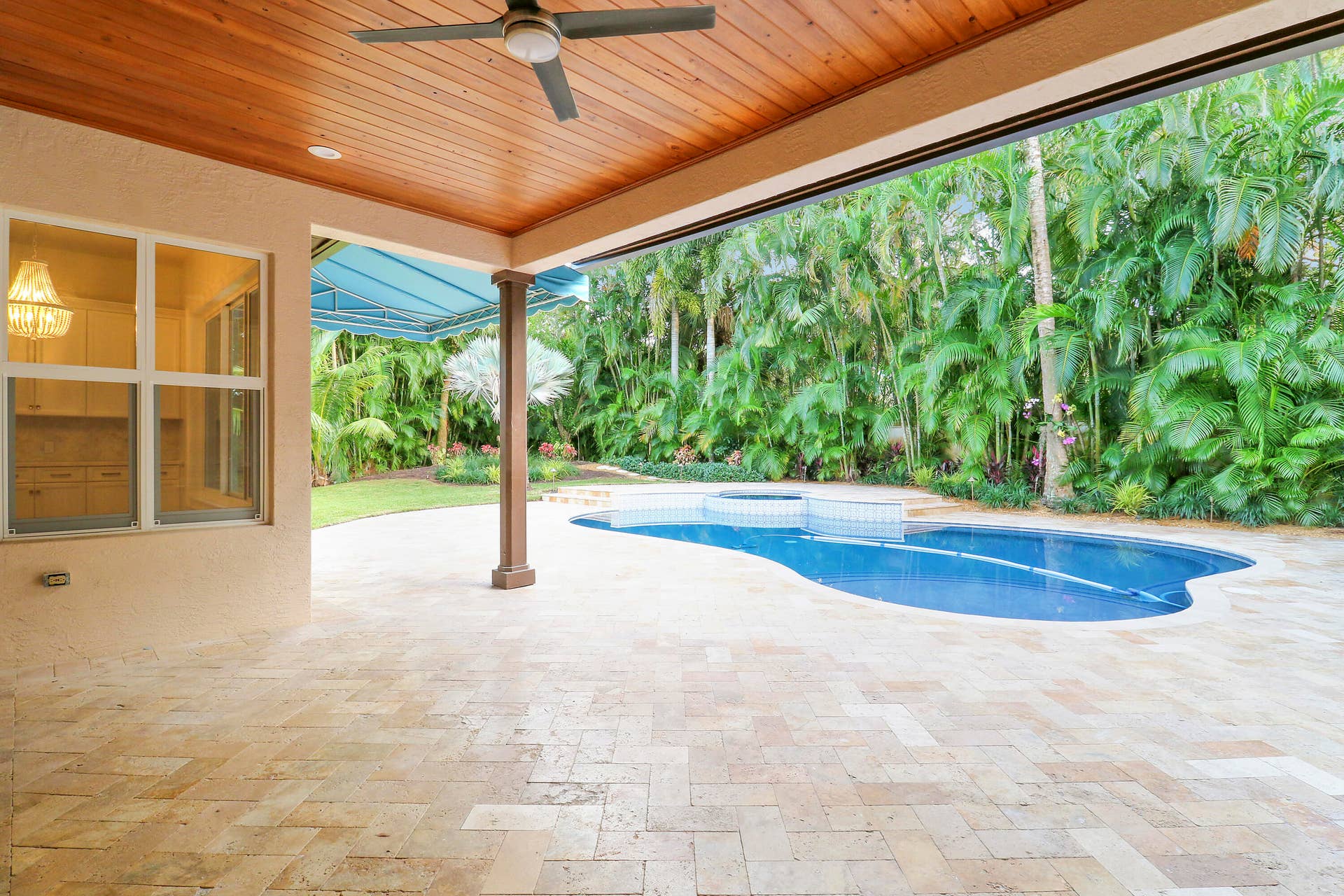 142 SEGOVIA Way, Jupiter, Jupiter, FL 33458 Covered Porch and Pool